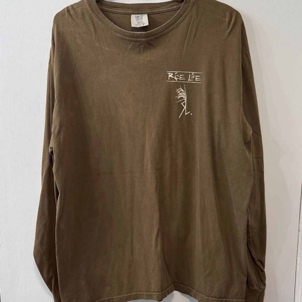 Comfort Colors Rustic Brown Long Sleeve Tee